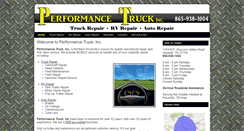 Desktop Screenshot of performancetruckinc.com